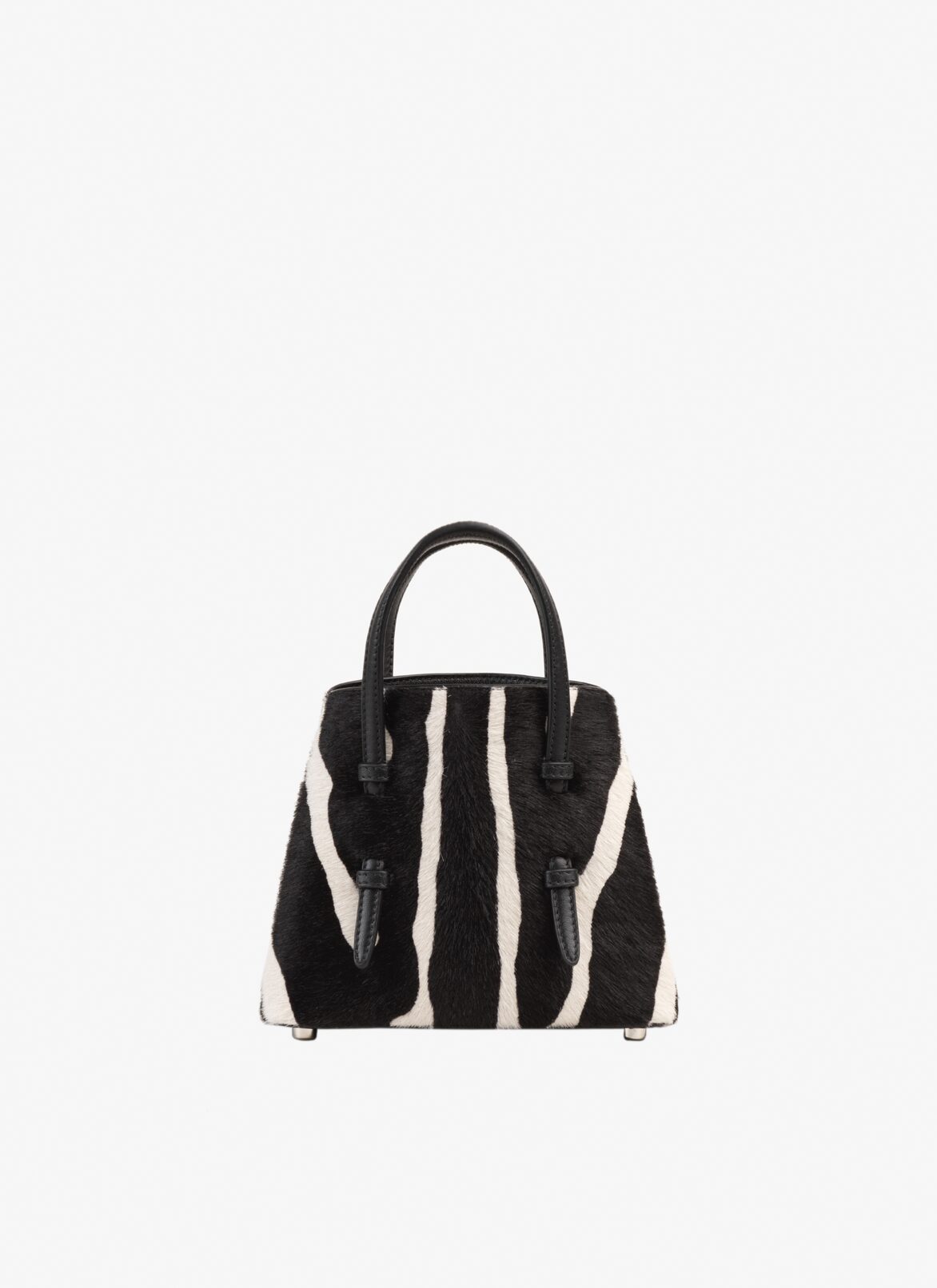 Mina 16 bag in calfskin ALAÏA WHITE/BLACK MINA 16 BAG IN CALFSKIN